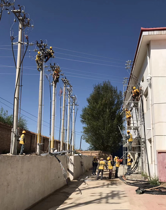 變電站技改現(xiàn)場